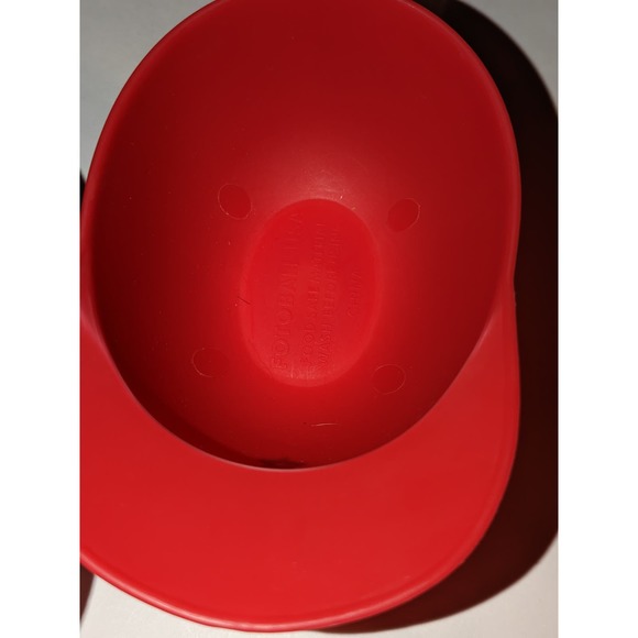 7 Different Vintage Baseball Caps Mini Plastic Ice Cream Bowls Fotobowl USA - Picture 8 of 8